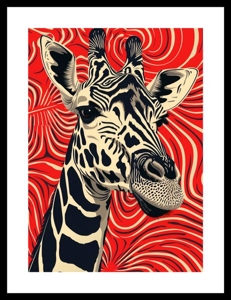 Plakat 25x35cm Wzrok Żyrafy zdjęcie 3