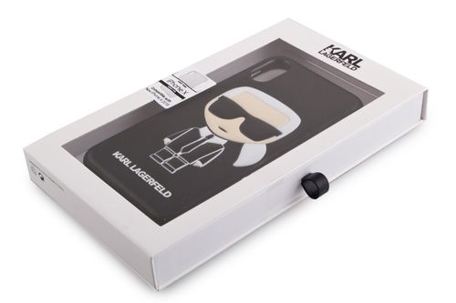 KARL LAGERFELD HARDCASE - iPhone XS - BLACK na Arena.pl