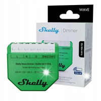 Shelly Wave Dimmer 2025 - Z-Wave 2-kanałowy ściemniacz