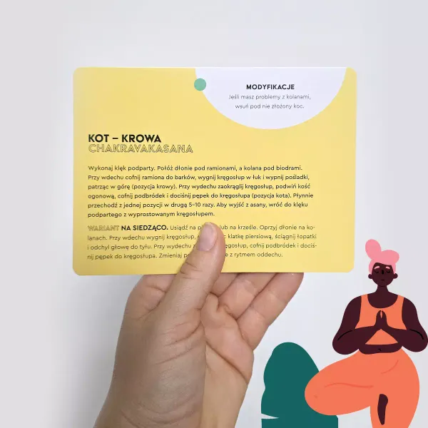 Joga. Asany. Karty do jogi + przewodnik zdjęcie 5
