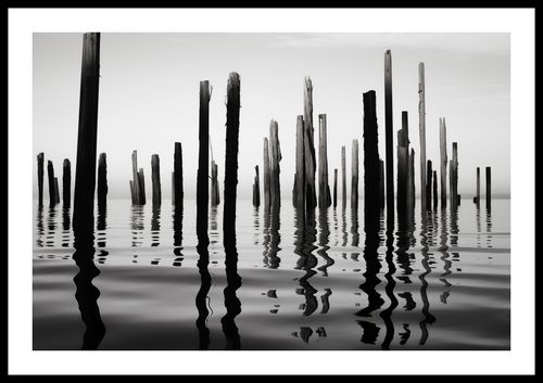 Plakat 60x40cm Refleksje Nad Wodą na Arena.pl