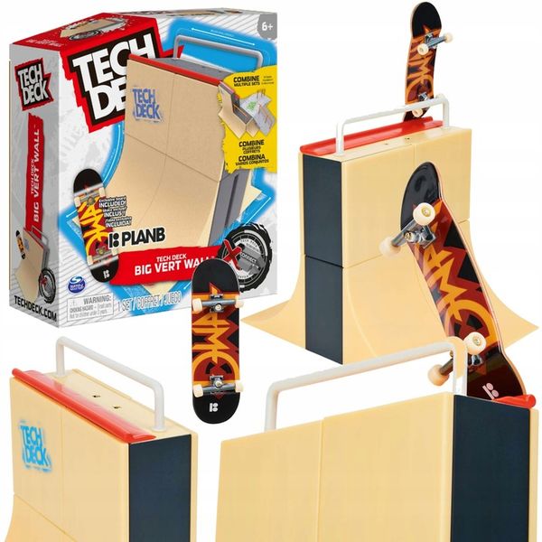 FINGERBOARD RAMPA XCONNECT BIG VERT WALL + DESKOROLKA PLANB TECH DECK zdjęcie 8
