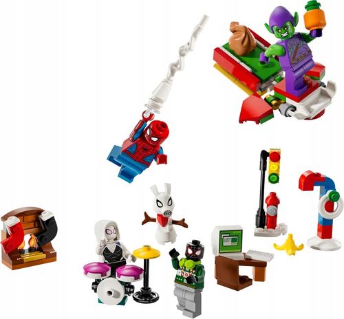 LEGO SPIDERMAN Oryginalny Kalendarz Adwentowy z okienkami Avengers Spidey na Arena.pl