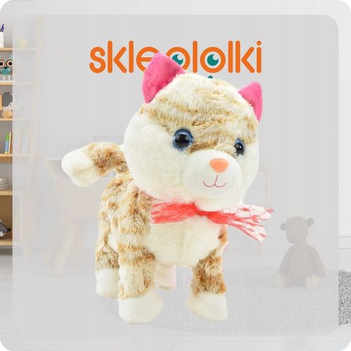 KOTEK INTERAKTYWNY NA SMYCZY MIAUCZY CHODZI GRA DLA DZIECKA NA PREZENT na Arena.pl