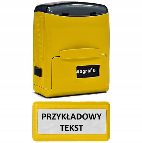 Pieczątka Wagraf B1s do 3 wersów - 12 kolorów obudowy do wyboru na Arena.pl