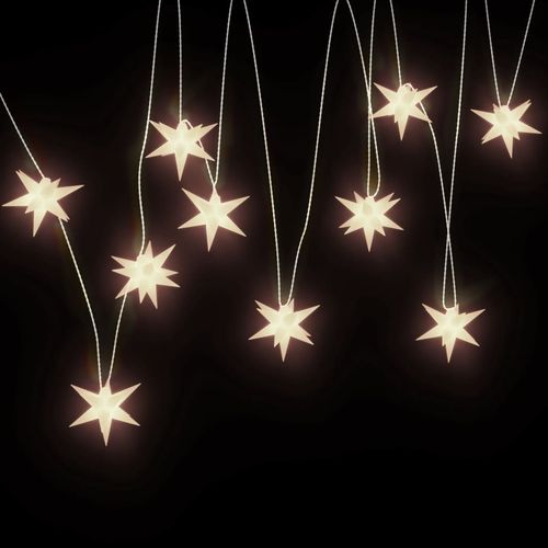 Sznur świecących lampek, 10 LED, białe, 10 cm na Arena.pl