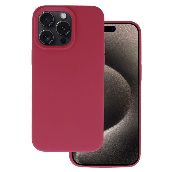 Silicone Lite Case do Iphone 14 bordowy zdjęcie 1
