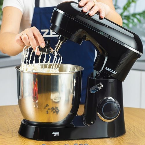 ROBOT KUCHENNY PLANETARNY ZELMER ZKR1300B CZARNY 1300W MISY 4,5/5L POKRYWA na Arena.pl