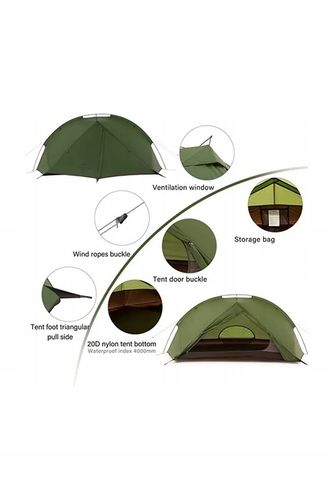 Namiot Naturehike Tagar 2 NH-17T180-J Forest Green na Arena.pl