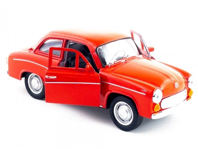 MODEL WELLY SYRENA 105 1:34 SAMOCHÓD KOLEKCJONERSKI BEŻOWY