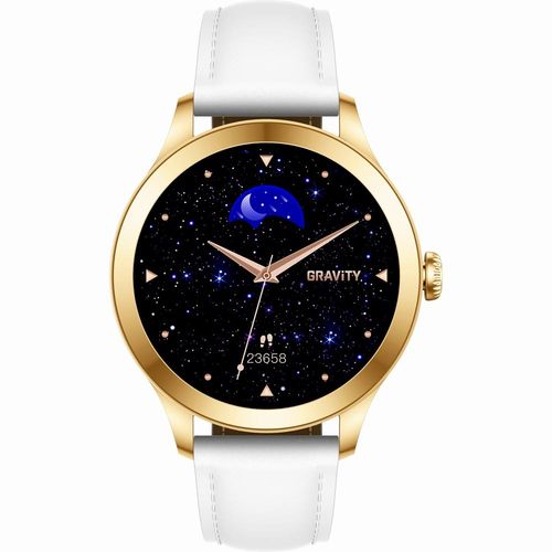 smartwatch gravity biało złoty 2 paski gt25-2 pro na Arena.pl