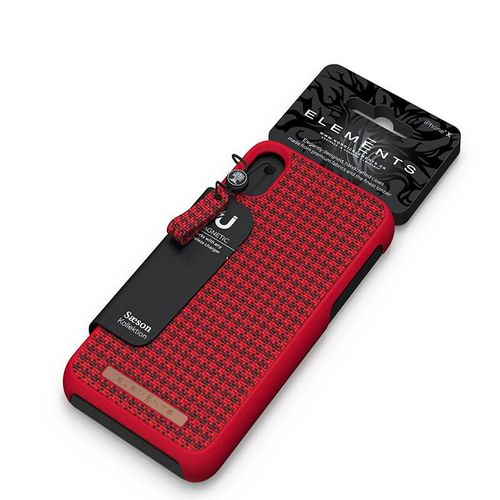 Nordic Elements Saeson Idun - Materiałowe etui iPhone Xs Max (Red) na Arena.pl