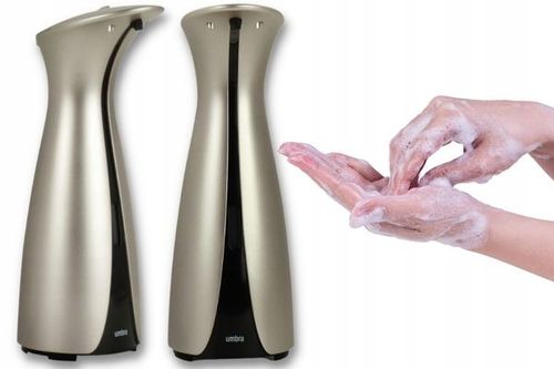 AUTOMATYCZNY DOZOWNIK MYDŁA W PŁYNIE OTTO UMBRA SREBRNY MATOWY 250ML na Arena.pl