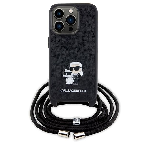 Etui Karl Lagerfeld do iPhone 15 Pro, Czarny zdjęcie 2