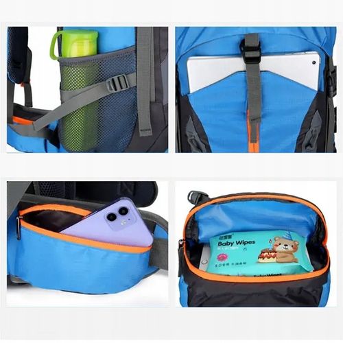 Plecak turystyczny trekkingowy plecak górski 70L Traper 3 BLACK na Arena.pl