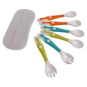 sztućce do nauki jedzenia  w etui +6m 3 pary