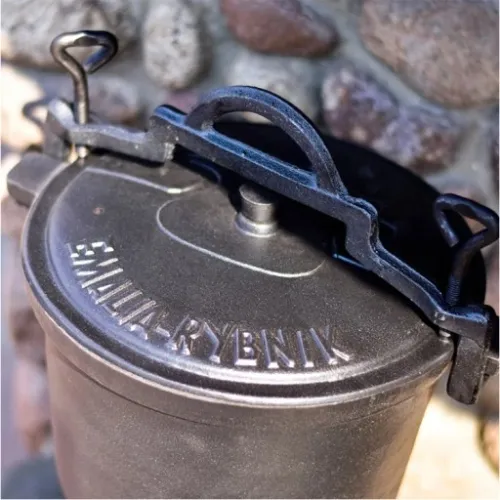 KOCIOŁEK ŻELIWNY Myśliwski 10L Garnek na ognisko na Arena.pl