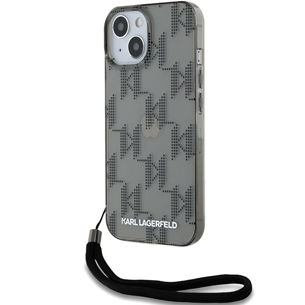 Etui Karl Lagerfeld do iPhone 15, iPhone 14, iPhone 13, Czarny zdjęcie 1