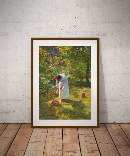 W sadzie - plakat premium 60x80 cm na Arena.pl