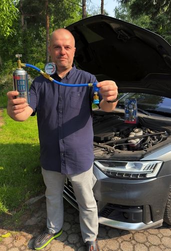 GAZ DO KLIMATYZACJI CarFix AC R134A Czynnik Olej Uszczelniacz Osuszacz 5w1 na Arena.pl