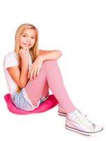 Rajstopy dziecięce brokatowe kropki różowe 40 DEN 140-146 YOCLUB