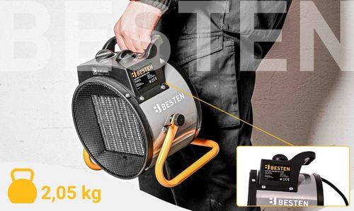 Nagrzewnica Elektryczna 3,5KW Termowentylator Dmuchawa Grzejnik na Arena.pl