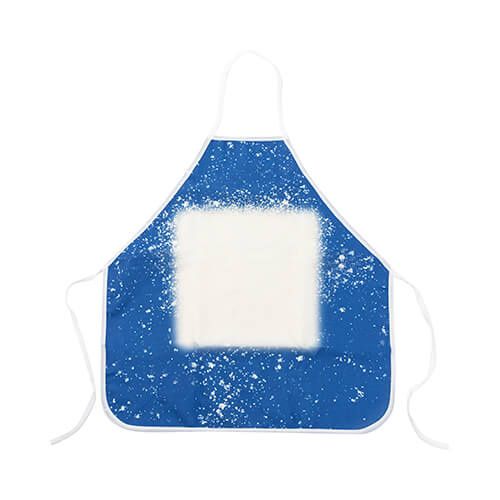 Fartuch lniany Bleached Starry Blue do sublimacji zdjęcie 1