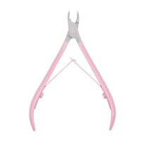 YOU BEAUTY Cążki do skórek LOVE COLORS LINE Różowe 3mm - 25105