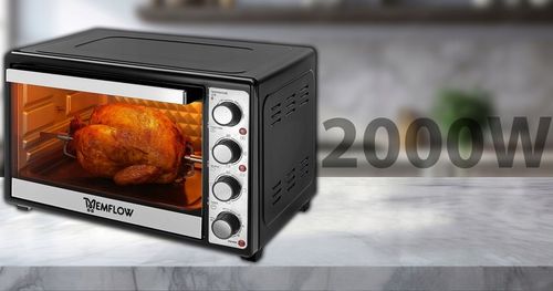 PIEKARNIK ELEKTRYCZNY MINI PIECYK PRZENOŚNY TERMOOBIEG 45L ROŻNO INOX na Arena.pl