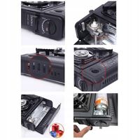 Kuchenka Turystyczna Gazowa Kuchenka Kempingowa Happy Home BDZ-155-A 2500W