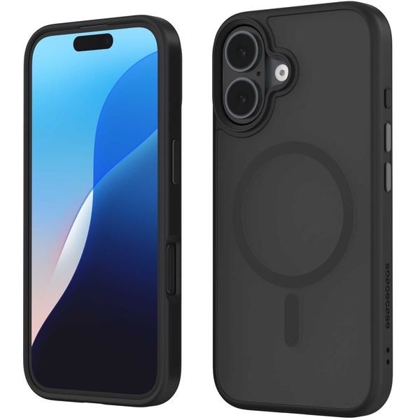 Spacecase Hybrid Mag Iphone 16 Black zdjęcie 9