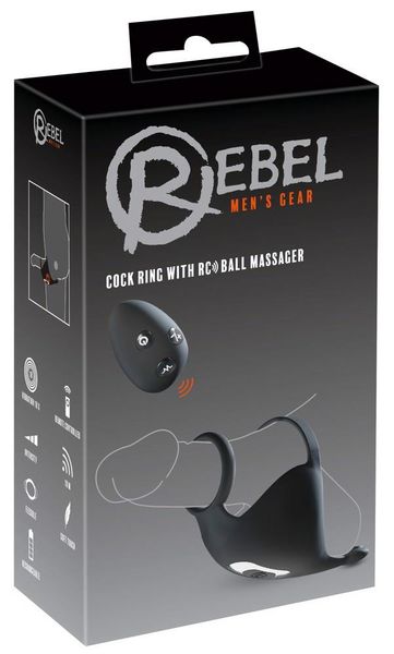 Rebel Cock Ring With Rc Ball M zdjęcie 1
