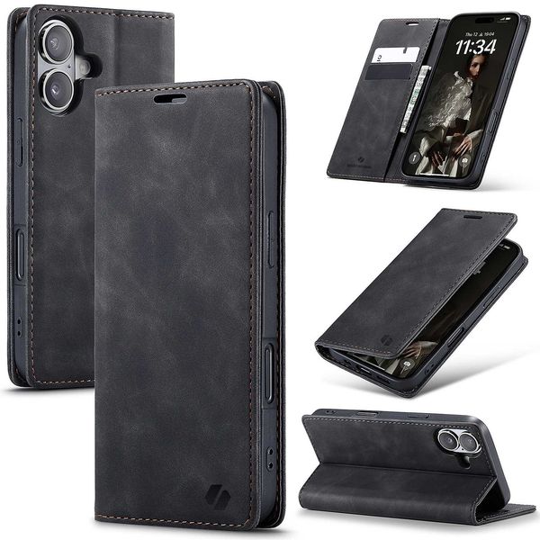Spacecase Wallet Iphone 17 Black zdjęcie 11