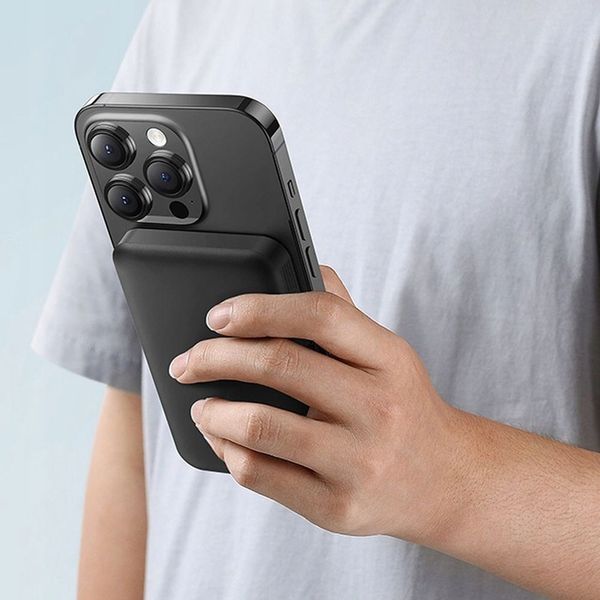 Powerbank indukcyjny z kablem USB-C Baseus do MagSafe Qi QC PD 5000mAh 20W zdjęcie 12