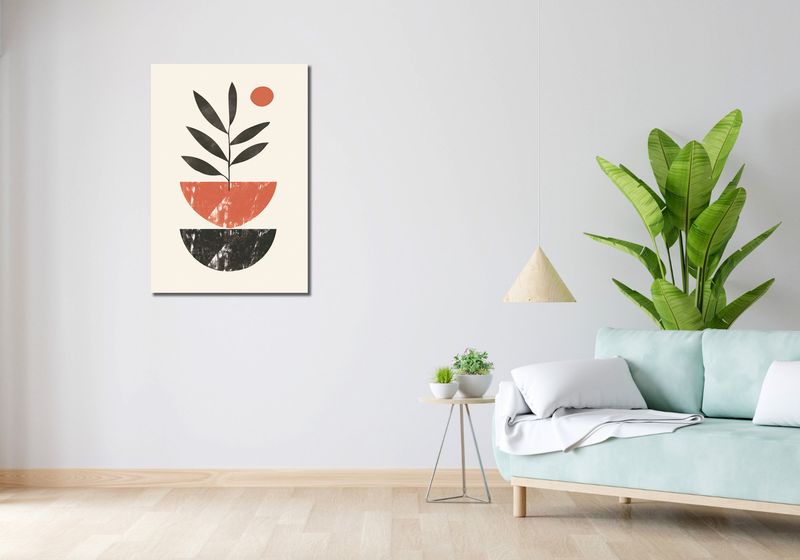 Obraz 60x90cm Roślinna Sztuka zdjęcie 2