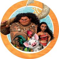 Opłatek na tort Urodziny Vaiana Skarb Oceanu