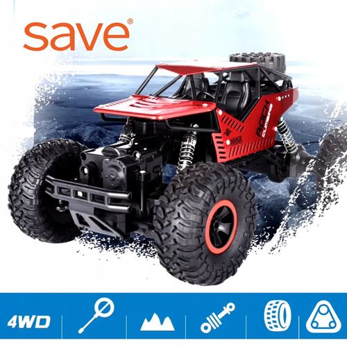 Samochód Zdalnie Sterowany Terenowy 4x4 Auto Na Pilota Z KOŁAMI GĄSIENICAMI na Arena.pl