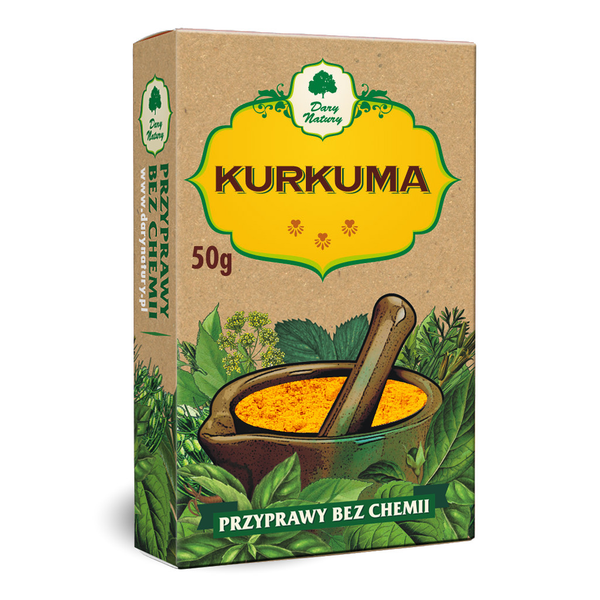 Kurkuma 50 g - Dary Natury zdjęcie 1