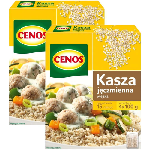 Cenos Kasza jęczmienna wiejska 400 g (4 x 100 g) x 2 sztuki na Arena.pl