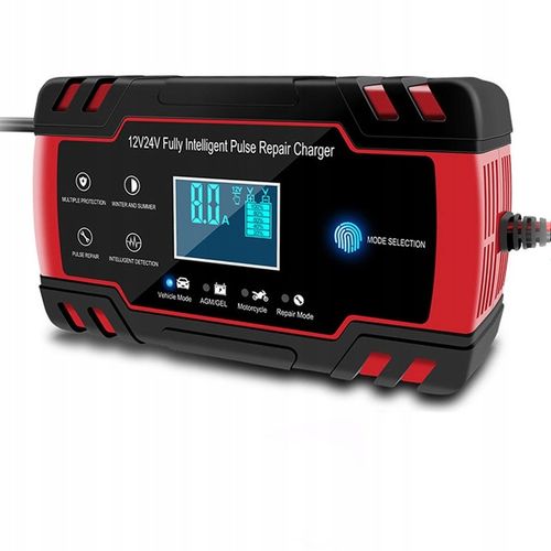 Prostownik Automatyczny Samochodowy Z Funkjcą Naprawy Akumulatora 12 24V na Arena.pl