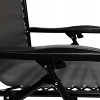 LEŻAK OGRODOWY PLAŻOWY SKŁADANY FOTEL NA TARAS BASEN ZAGŁÓWEK MOCNE KRZESŁO