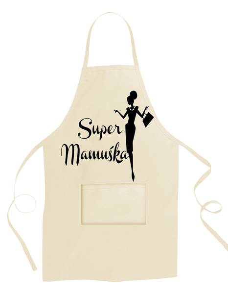 Fartuch Kuchenny Super Mamuśka zdjęcie 1