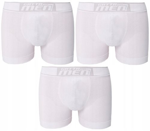 6 X GATTA BOXER BOKSERKI MĘSKIE BAWEŁNA SZARE BIAŁE M na Arena.pl