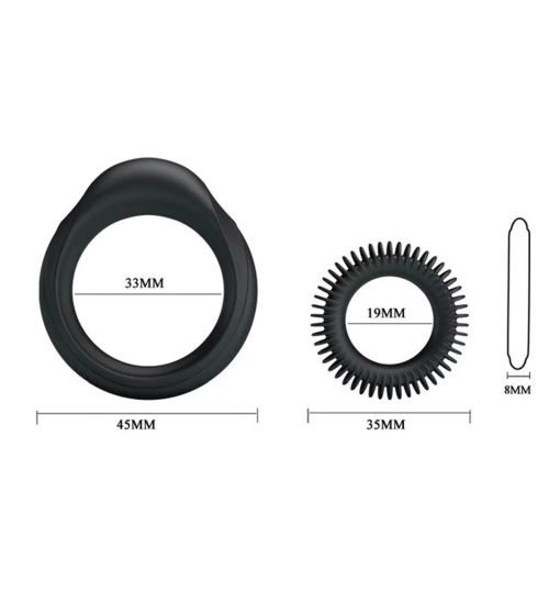 Dwa silikonowe ringi zdjęcie 5