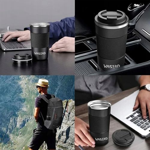 ANTYPOŚLIZGOWY KUBEK TERMICZNY USTNIK TERMOS na herbatę kawę DO SAMOCHODU na Arena.pl