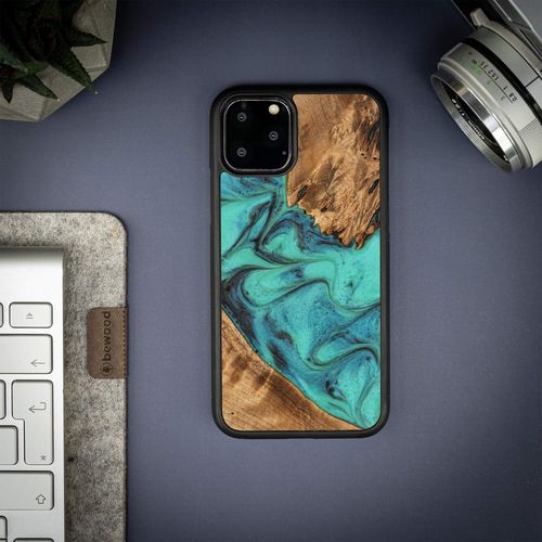 etui bewood unique na iphone 11 pro - turquoise na Arena.pl