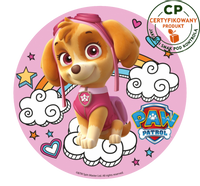 Opłatek na tort Psi Patrol Sky