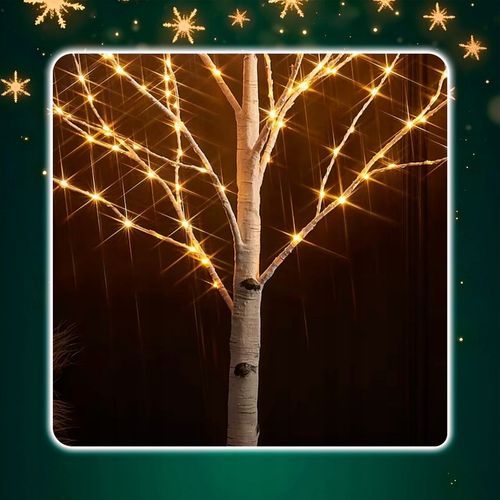 DRZEWKO 500 LED OZDOBNE BRZOZA ŚWIĄTECZNE ŚWIECĄCE BIAŁY CIEPŁY 150 cm na Arena.pl