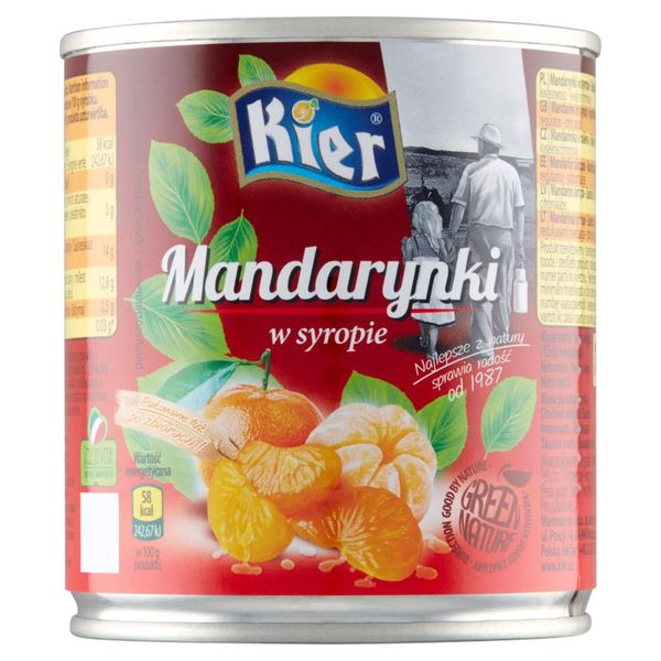 Kier Mandarynki w syropie 312 g zdjęcie 1