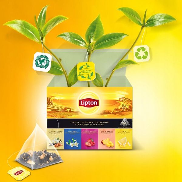 Herbata czarna Lipton Discovery Collection Variety Pack 50 piramidek zdjęcie 7